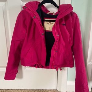 Small Pink Hollister Jacket